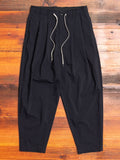 Nylon Sarouel Pants in Black