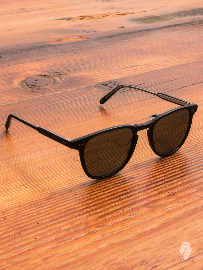 "Brooks" Sunglasses in Matte Black Polarized
