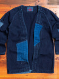 "10th Anniversary" Haori Sashiko Shirt in Washed Indigo