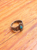 Pherrow's x Peace Turquoise Ring in Silver