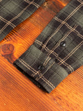 Crosscut Flannel in Pine Plaid