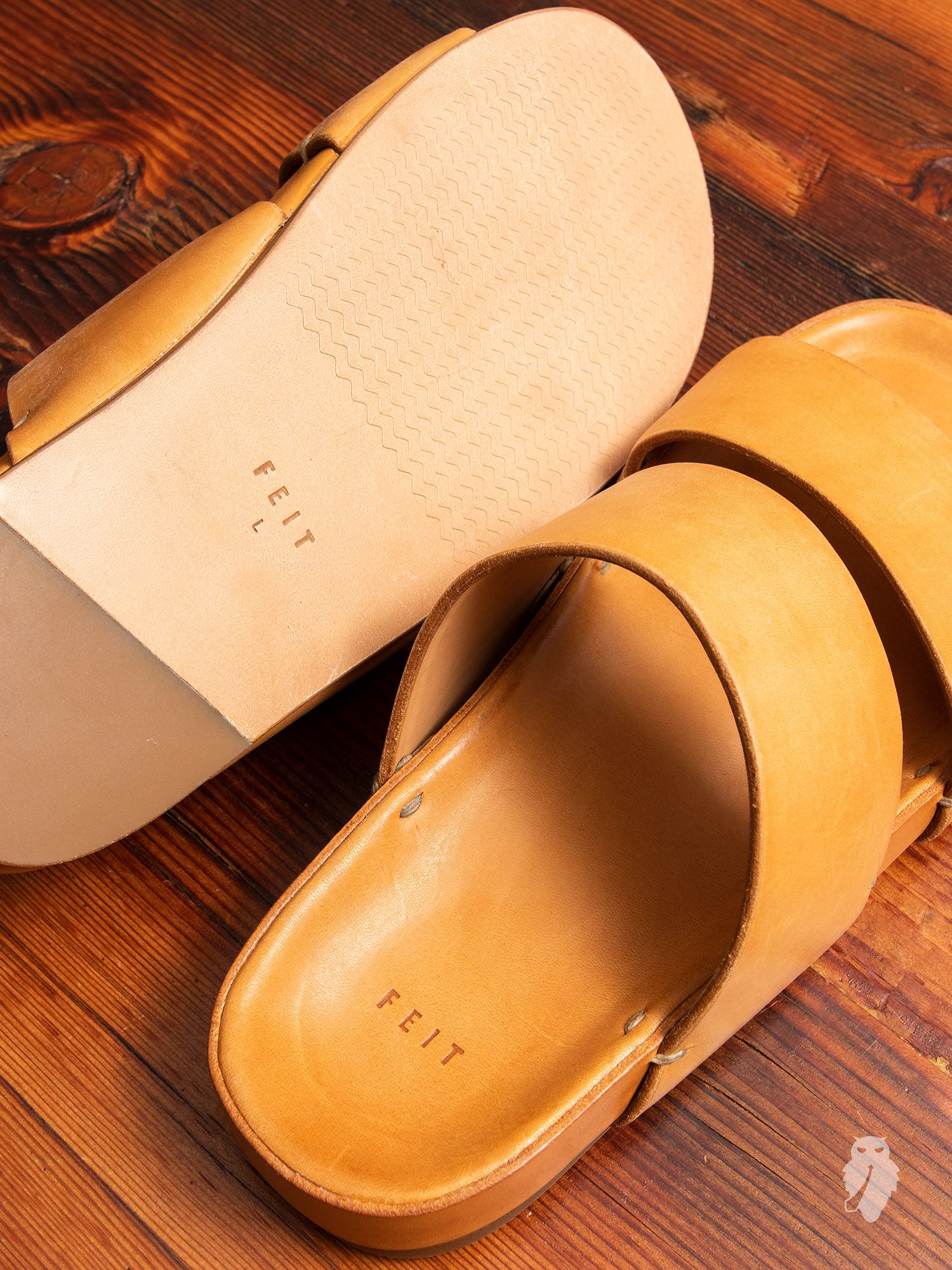 Feit Hand Molded Sandal in Natural - Blue Owl – Blue Owl Workshop