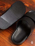 Hand Molded Sandal in Black
