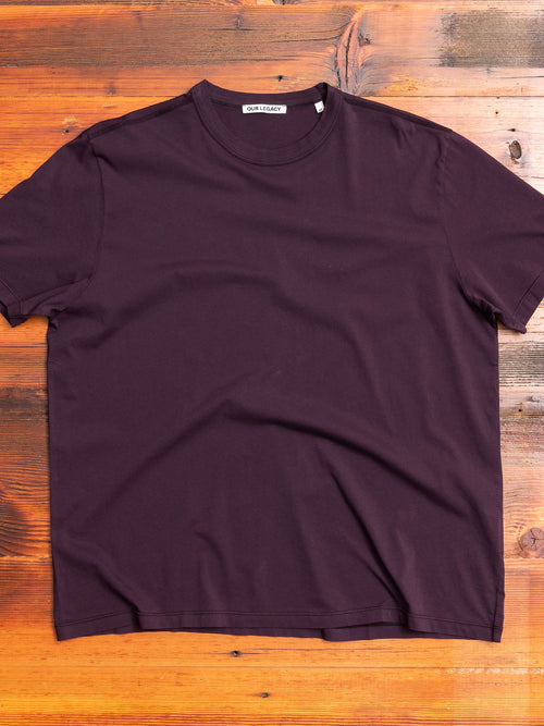 New Box T-Shirt in Plum