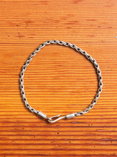 Rope Chain Bracelet in Silver