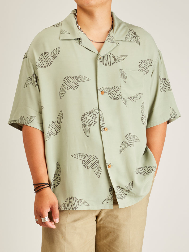 visvim 17FW WALLY SHIRT L/S HERRINGBONE Wallis Shirt S/S in Light