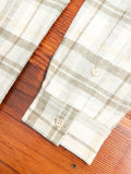 Sly Straight Hem Flannel in Lone Pine Check